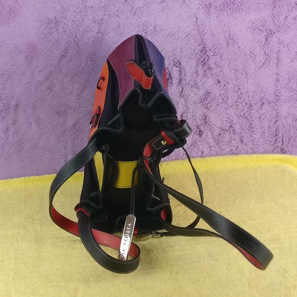 VIA VENETA Provoque Pure Ostrich Quill Leather Handbag Limited Edition - Picture 4 of 14